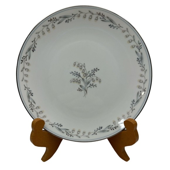 Vintage Noritake "Natalie 5815" Lily‎ of the Valley 10 1/2" Dinner Plate - Picture 1 of 8